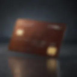 Illustration showcasing premium credit card features