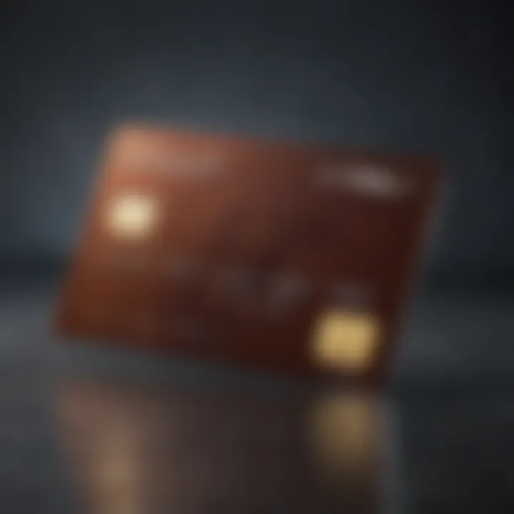 Illustration showcasing premium credit card features