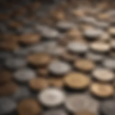 Diversity of Coins in Circulation An assortment of global coins showcasing diversity