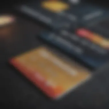 A close-up of a credit card with low interest rate displayed