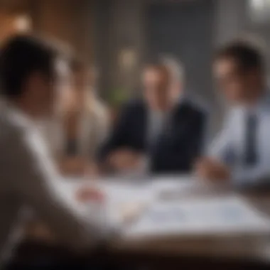 Understanding Investor Perspectives Diverse group of investors reviewing business proposals
