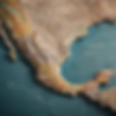 Geopolitical Influences on the Peso Map showing geopolitical influences on the Mexican peso