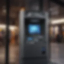 A modern ATM showcasing advanced technology features