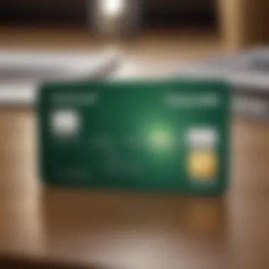 Reloadable Green Dot Visa Card on a desk