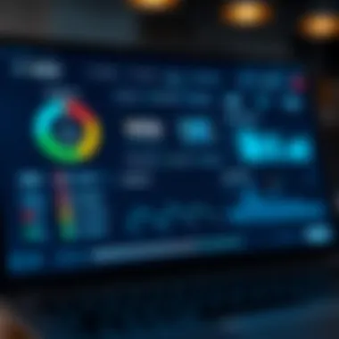 Digital Visa Account Dashboard Visual representation of a digital Visa account dashboard